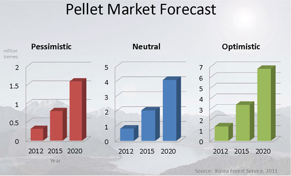 The forecast of pellet market in Korea 