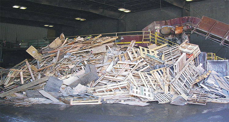 solid municipal waste to make wood pellet