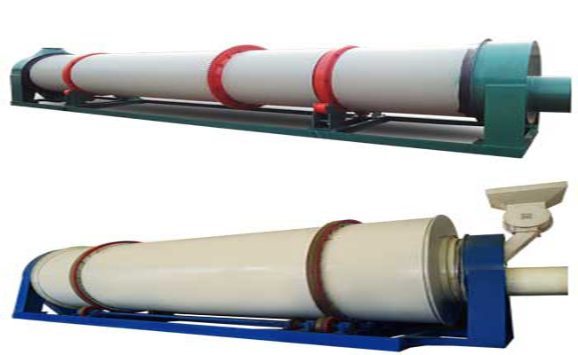 three-layer rotary dryer and single layer rotary dryer