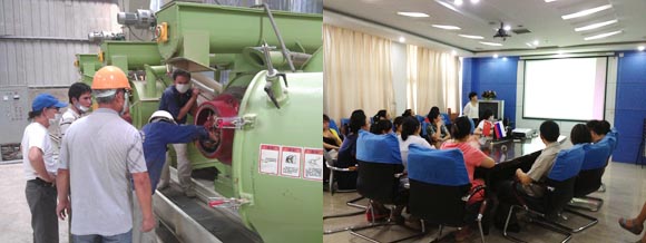 pellet plant training service