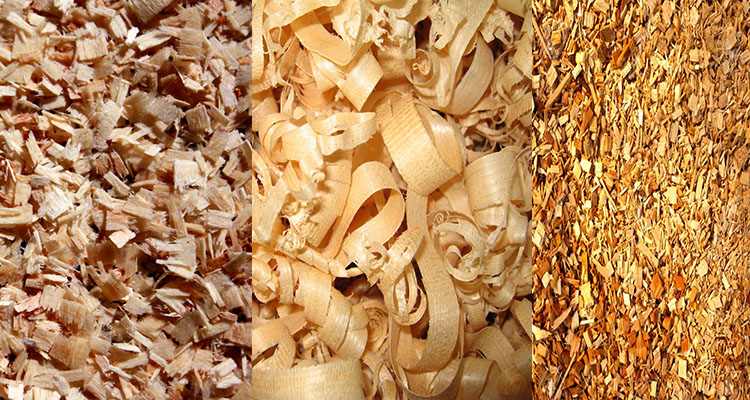 a picture of different wood by-products