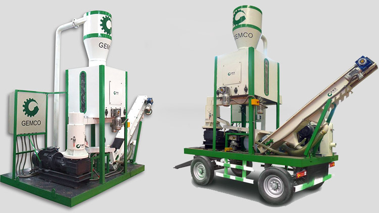 a picture of Gemco mobile pellet plant