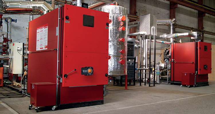 heating boilers use wood pellet