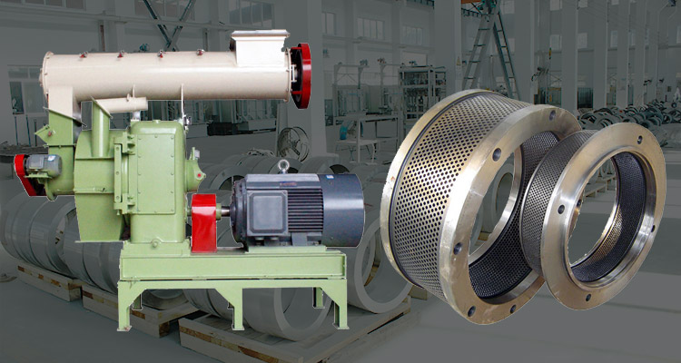 a picture of pellet mill and ring die