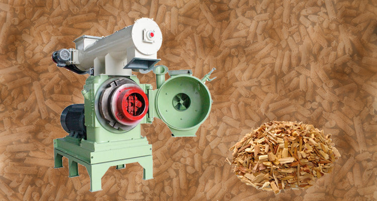 wood pellet machine and wood pellet materials