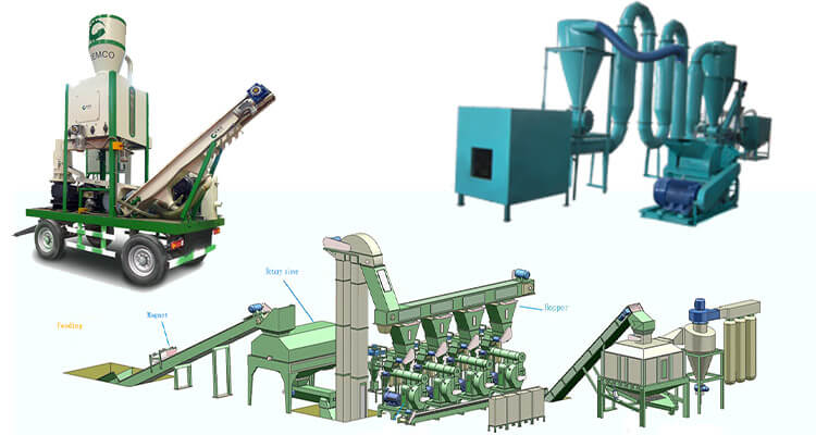 biomass pellet line types